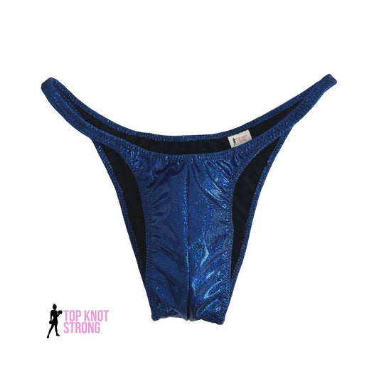 Navy Blue Men's Bodybuilding Posing Trunks