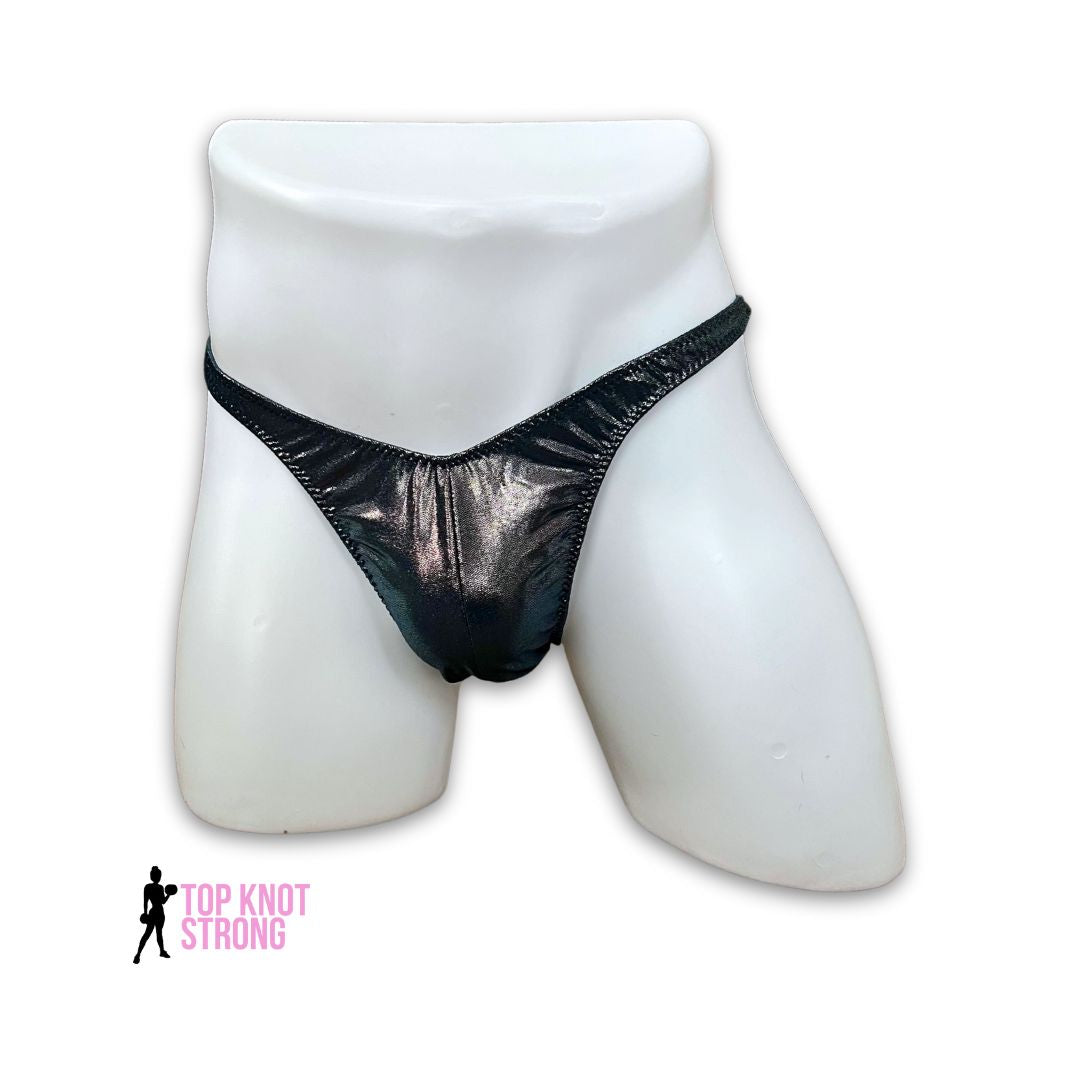 Midnight Blue Men's Bodybuilding Posing Trunks