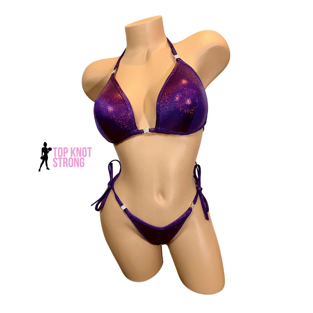 Plum Raspberry Purple Wellness Posing Practice Suit