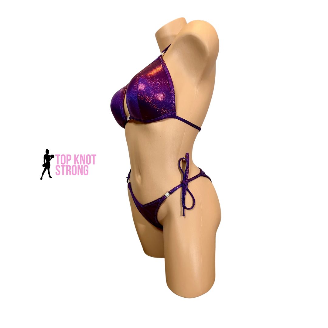 Plum Raspberry Purple Wellness Posing Practice Suit