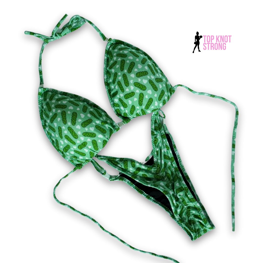 RTS: Pickle Lovers Bikini Posing Practice Suit | DD cup | Extra Large Pro