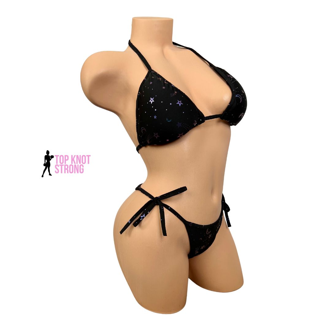 RTS: Starry Night Bikini Posing Practice Suit | C cup | Medium Pro