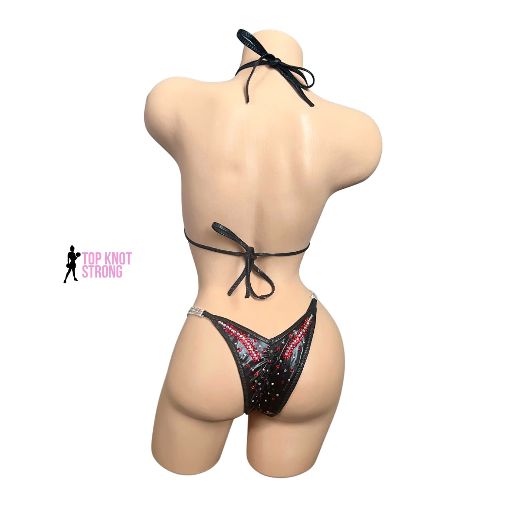 RTS: Black Widow Crystal Wellness Competition Suit