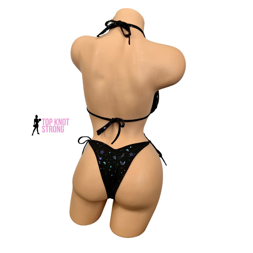 RTS: Starry Night Bikini Posing Practice Suit | C cup | Medium Pro