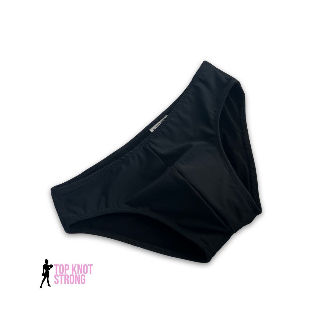 Matte Black Men's Classic Physique Posing Trunks