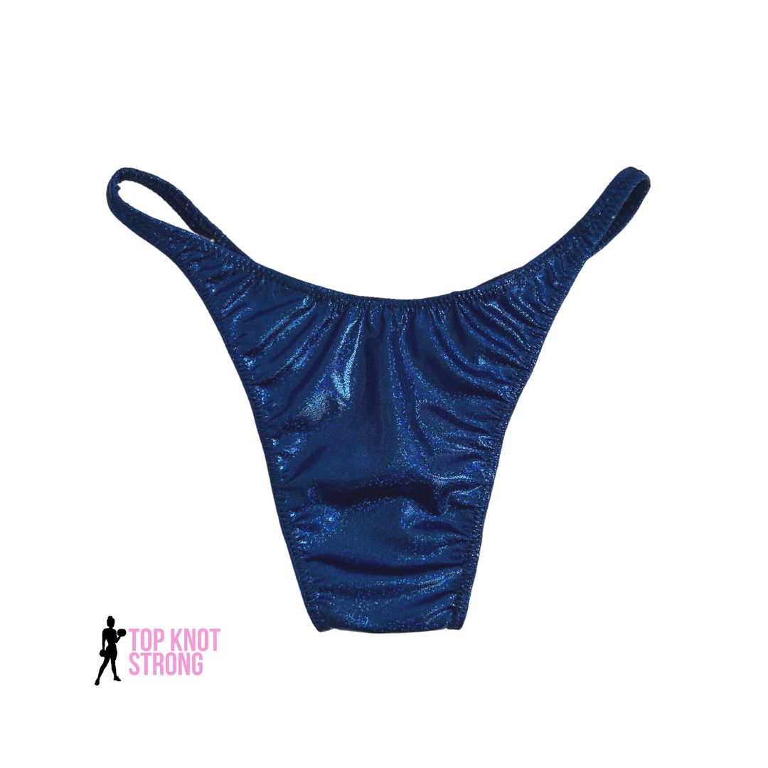 Navy Blue Men's Bodybuilding Posing Trunks