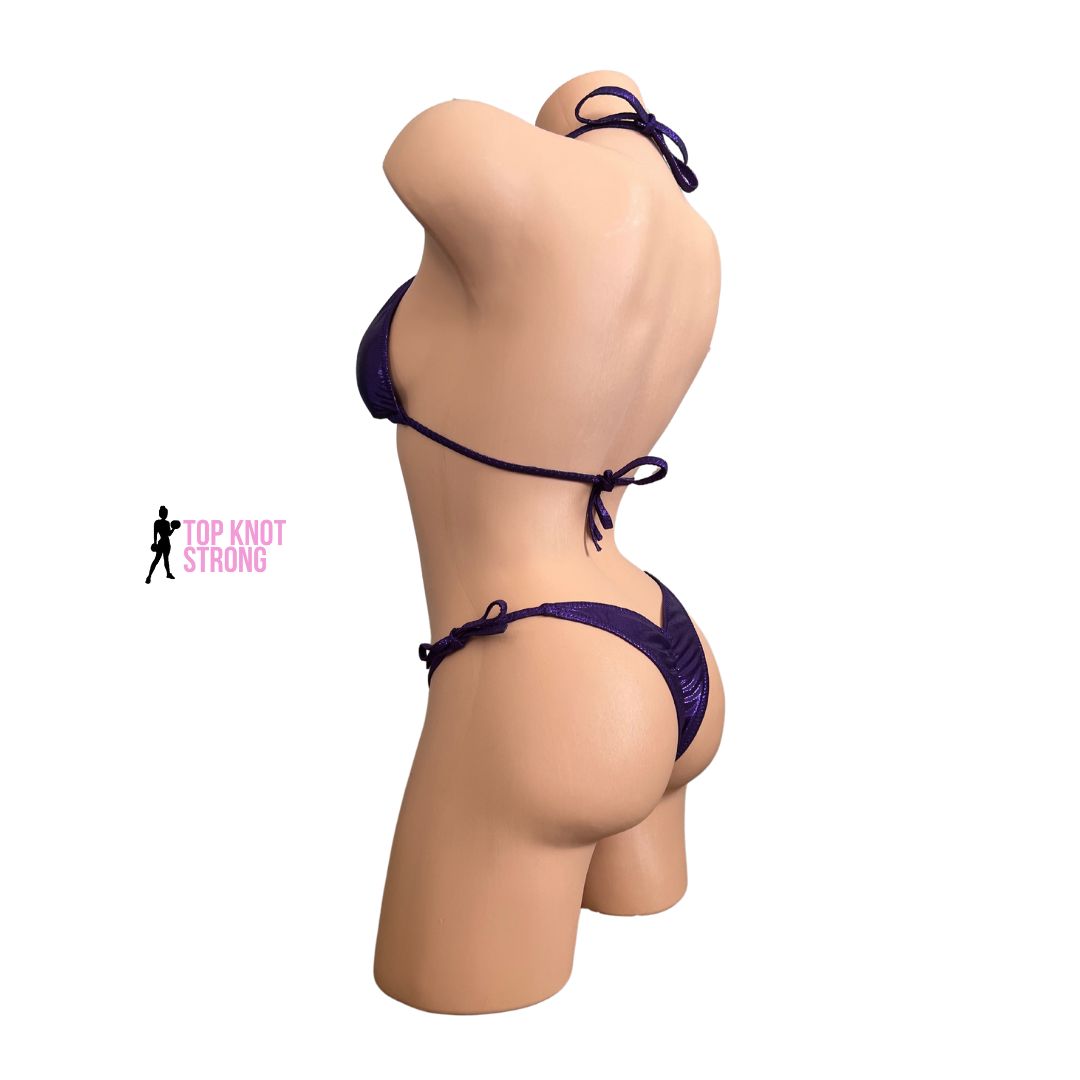 Deep Purple Bikini Posing Practice Suit