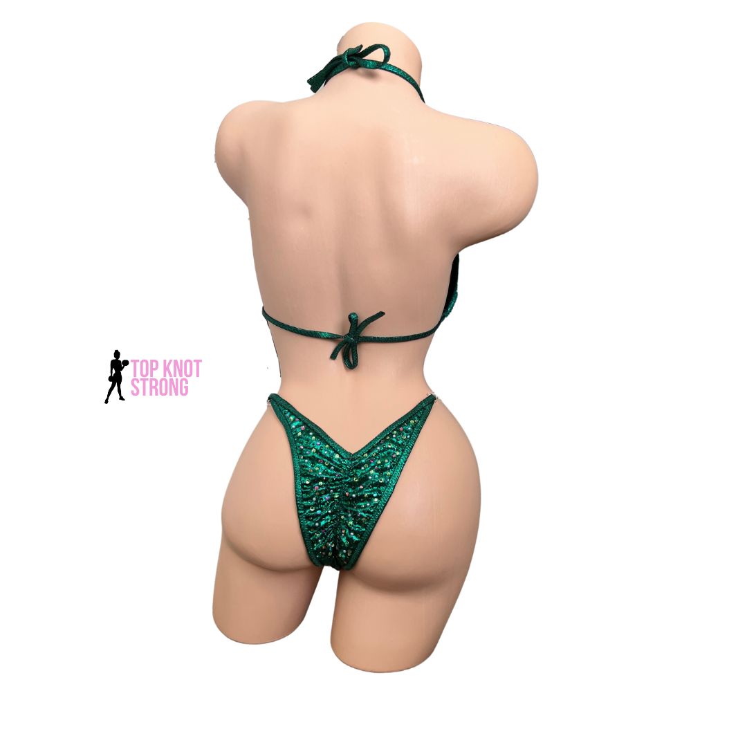 Mera Emerald Green Wellness Competition Suit