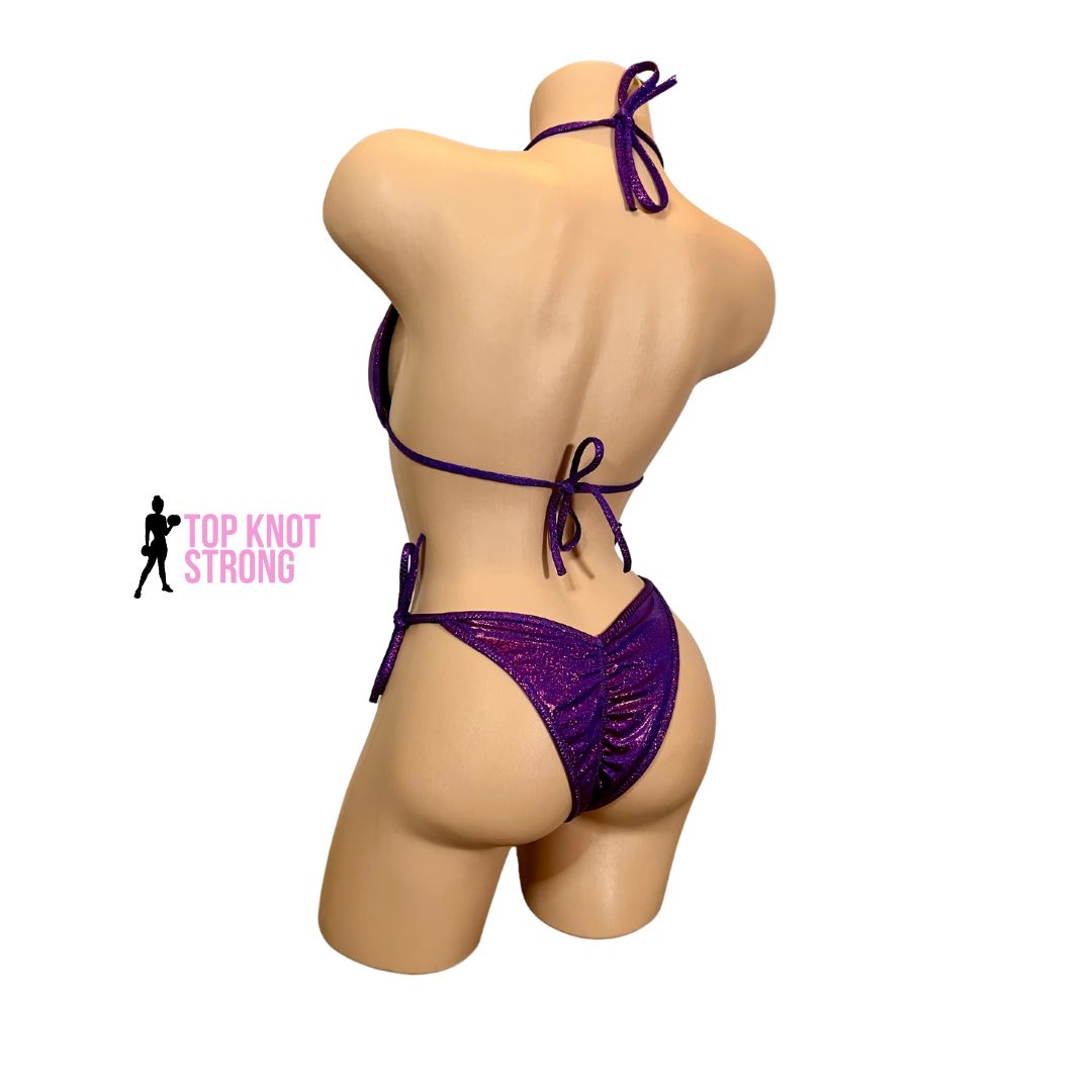 Plum Raspberry Purple Wellness Posing Practice Suit