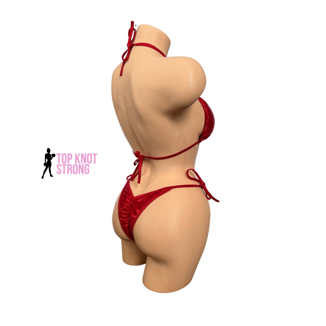 Ruby Red Wellness Posing Practice Suit