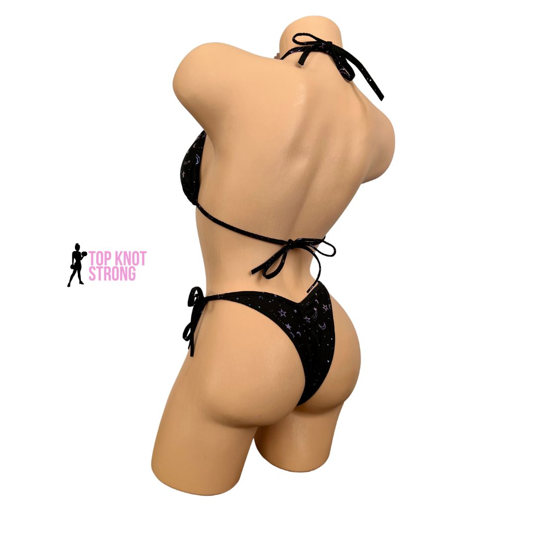 RTS: Starry Night Bikini Posing Practice Suit | C cup | Medium Pro