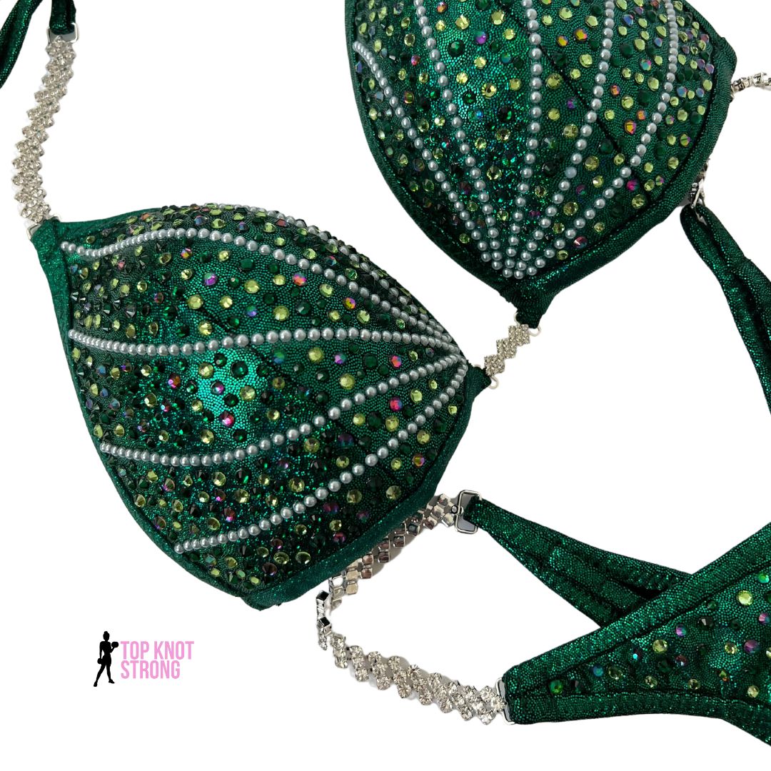 Mera Emerald Green Wellness Competition Suit
