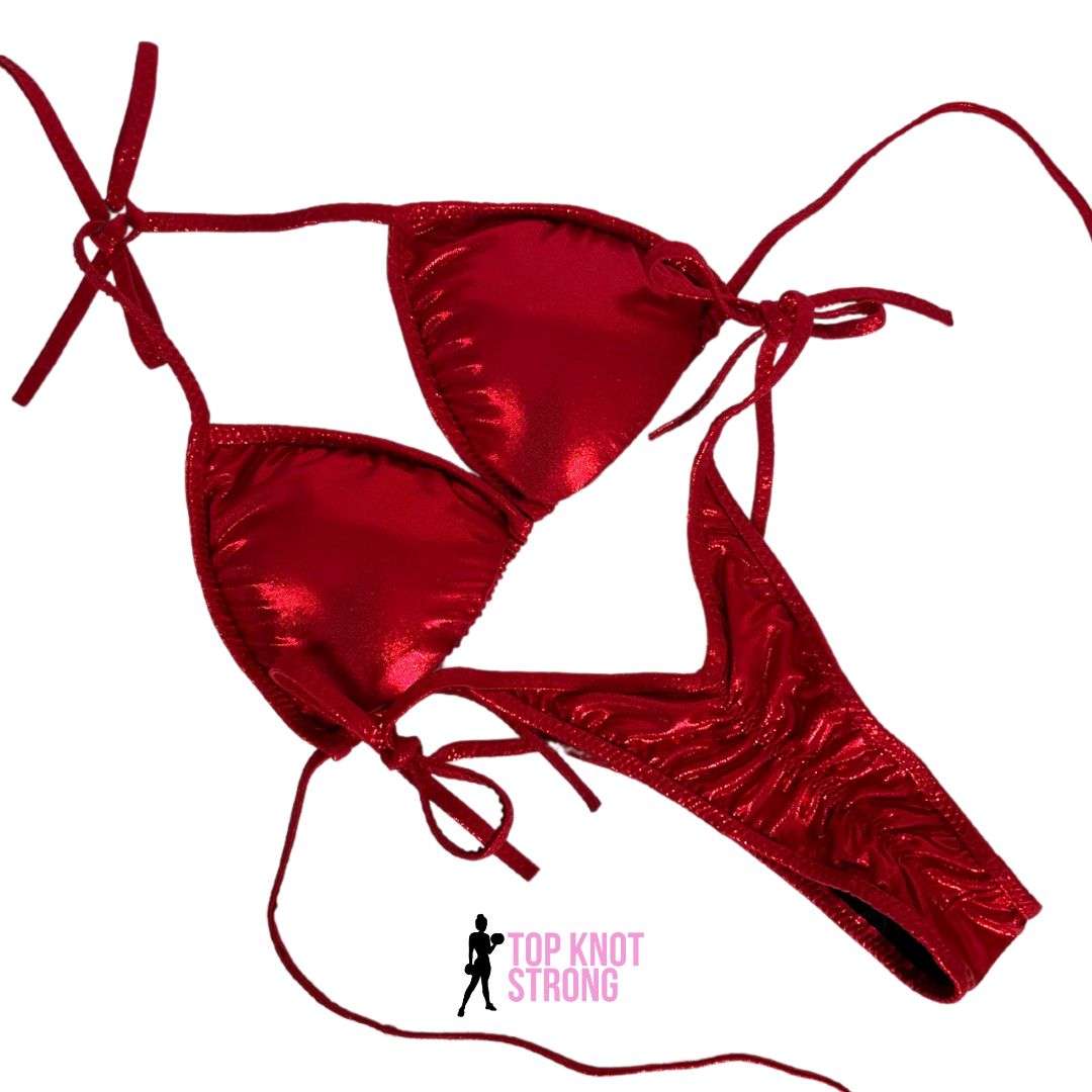Ruby Red Wellness Posing Practice Suit