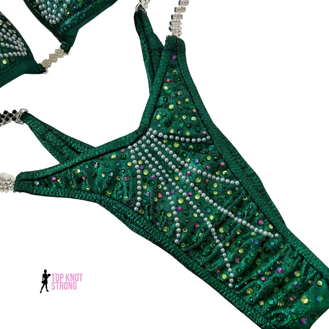 Mera Emerald Green Wellness Competition Suit