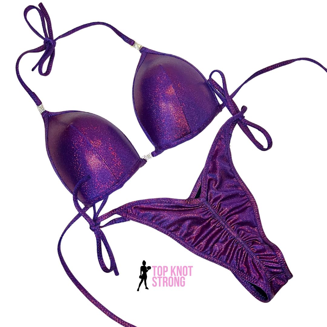 Plum Raspberry Purple Wellness Posing Practice Suit