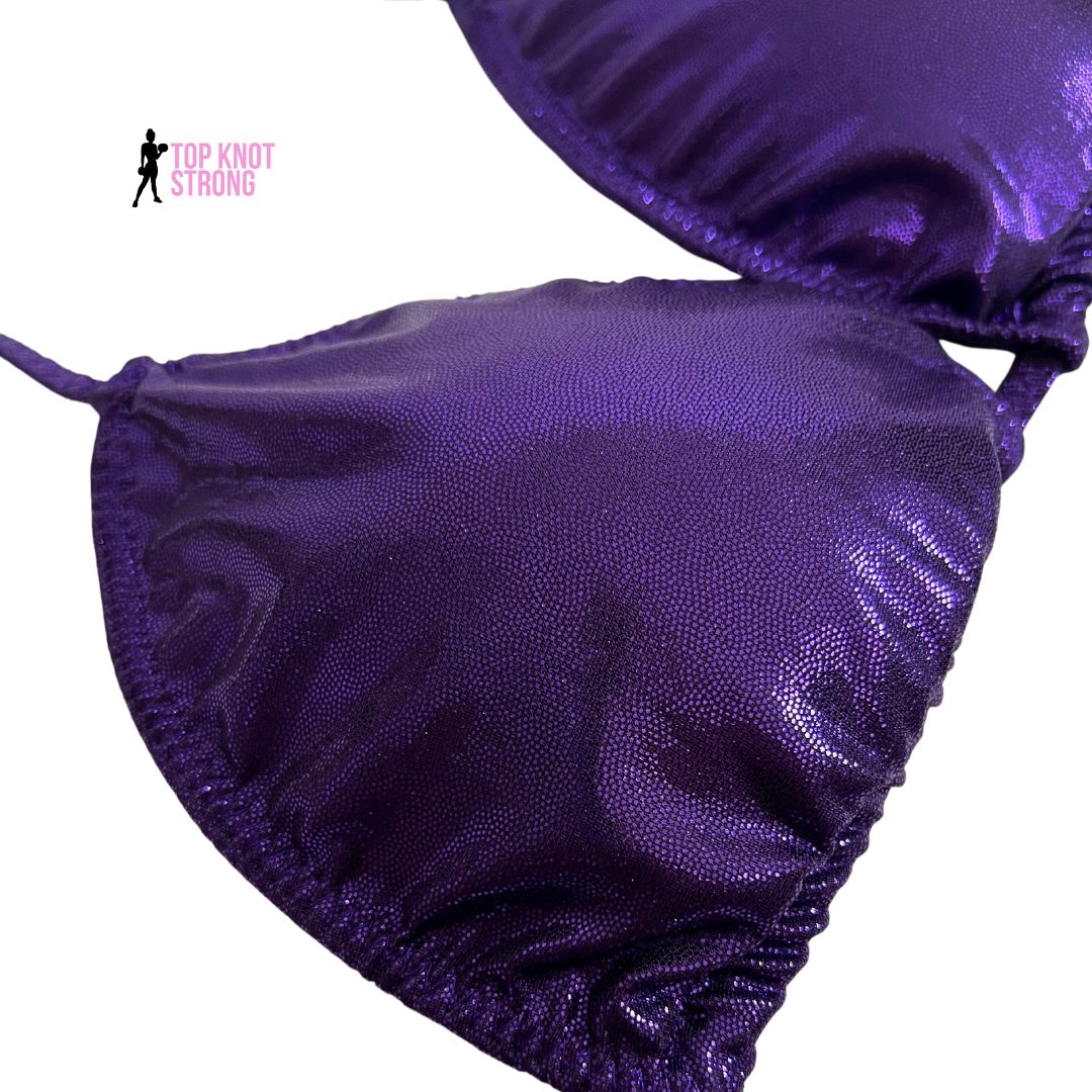 Deep Purple Bikini Posing Practice Suit