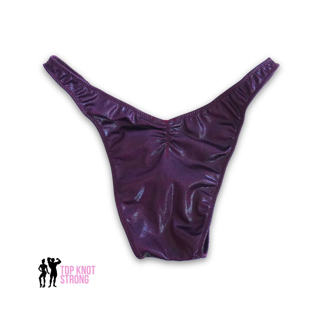 RTS: Burgundy Red Men's Bodybuilding Posing Trunks