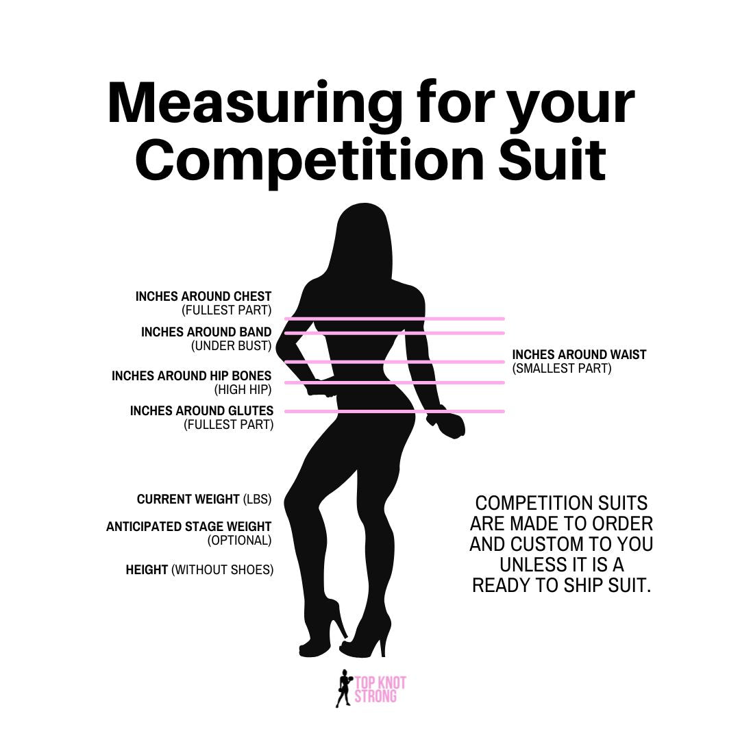 Blue Tiff Figure Physique Bodybuilding Crystal Competition Suit