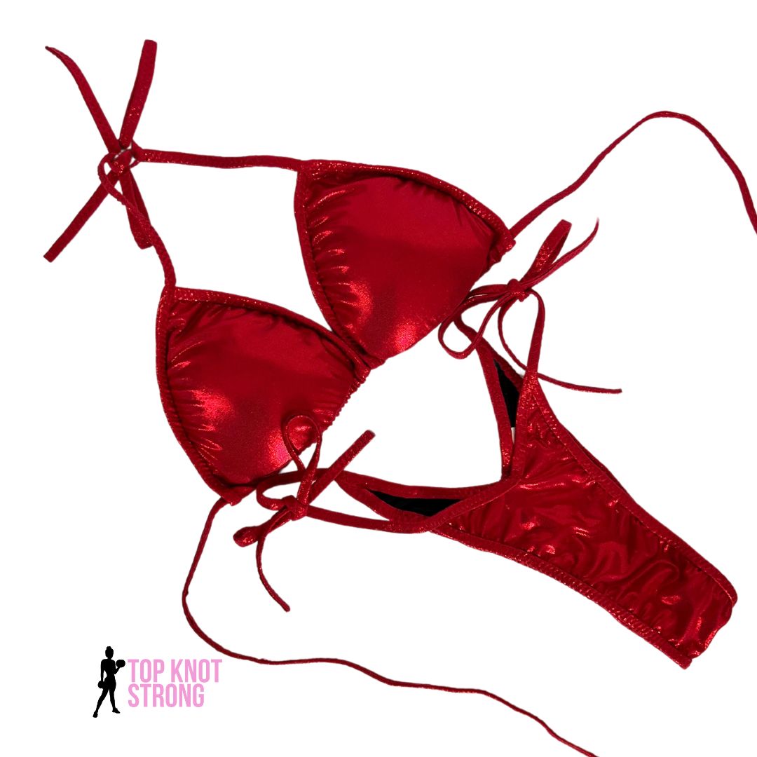 Ruby Red Wellness Posing Practice Suit