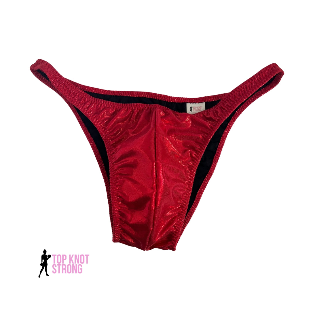 Ruby Red Men's Posing Suit