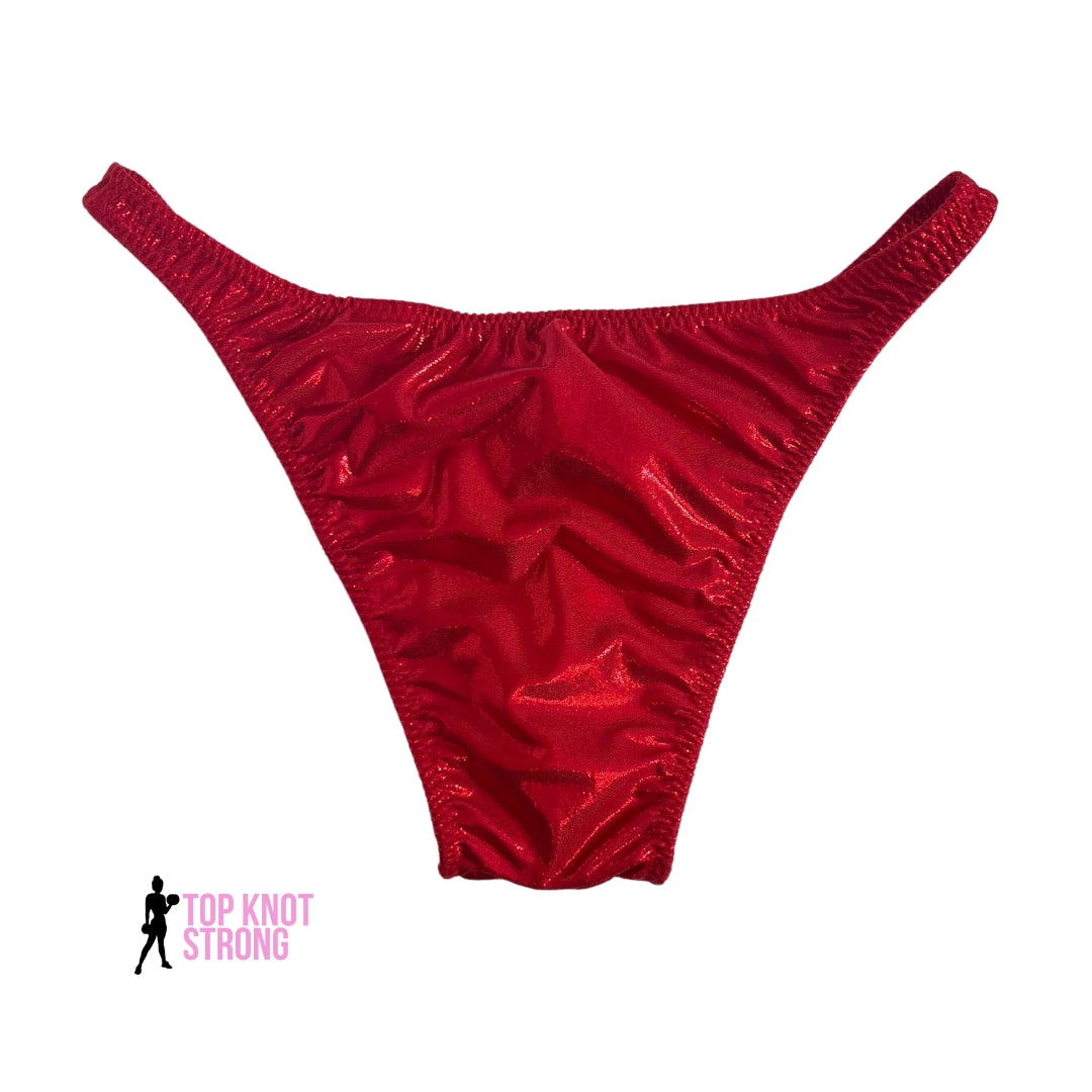 Ruby Red Men's Posing Suit