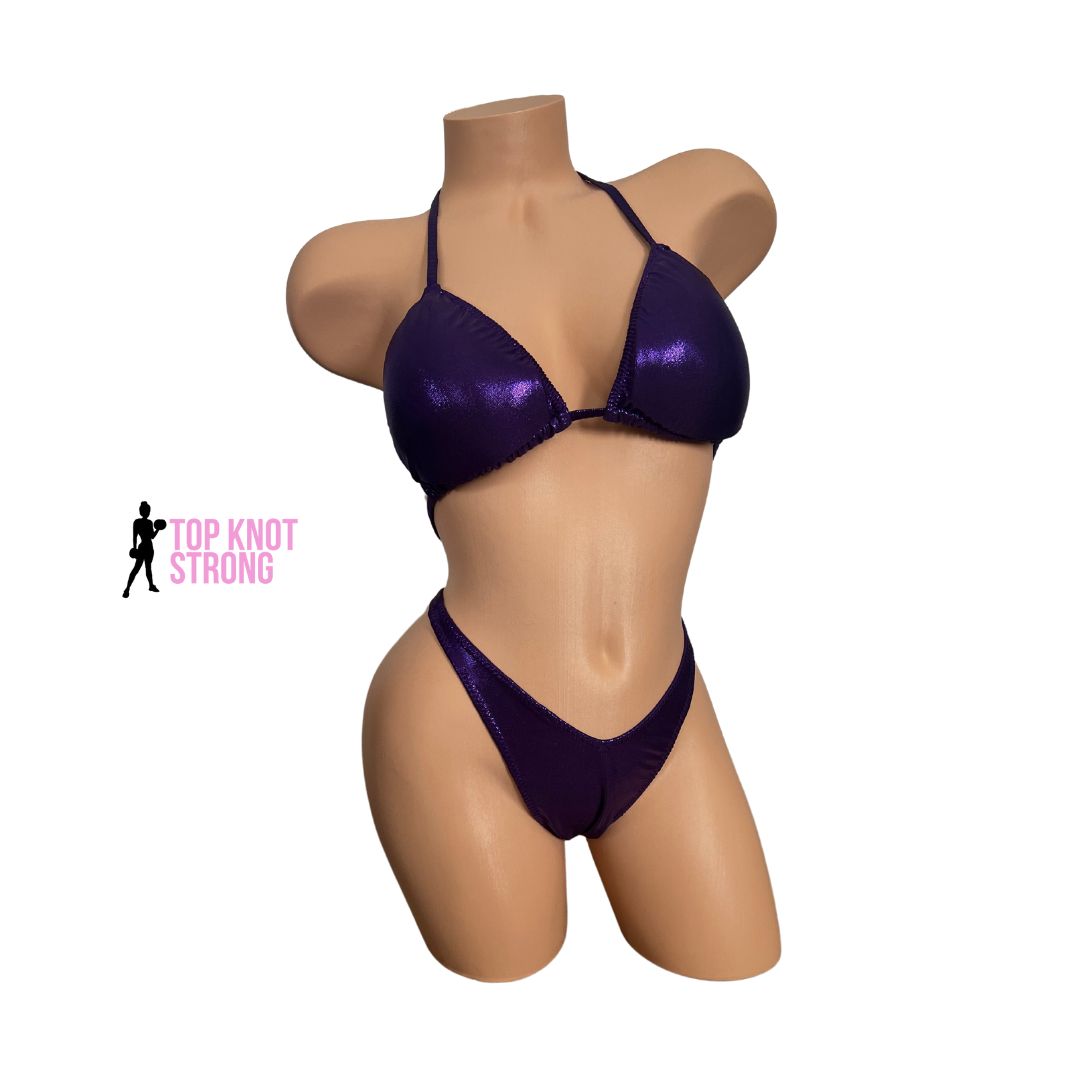 Deep Purple Figure Posing Practice Suit