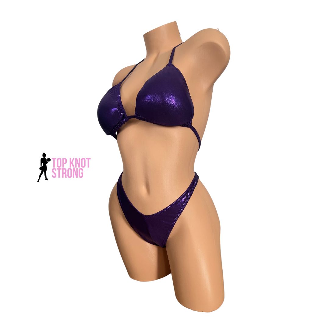 Deep Purple Figure Posing Practice Suit