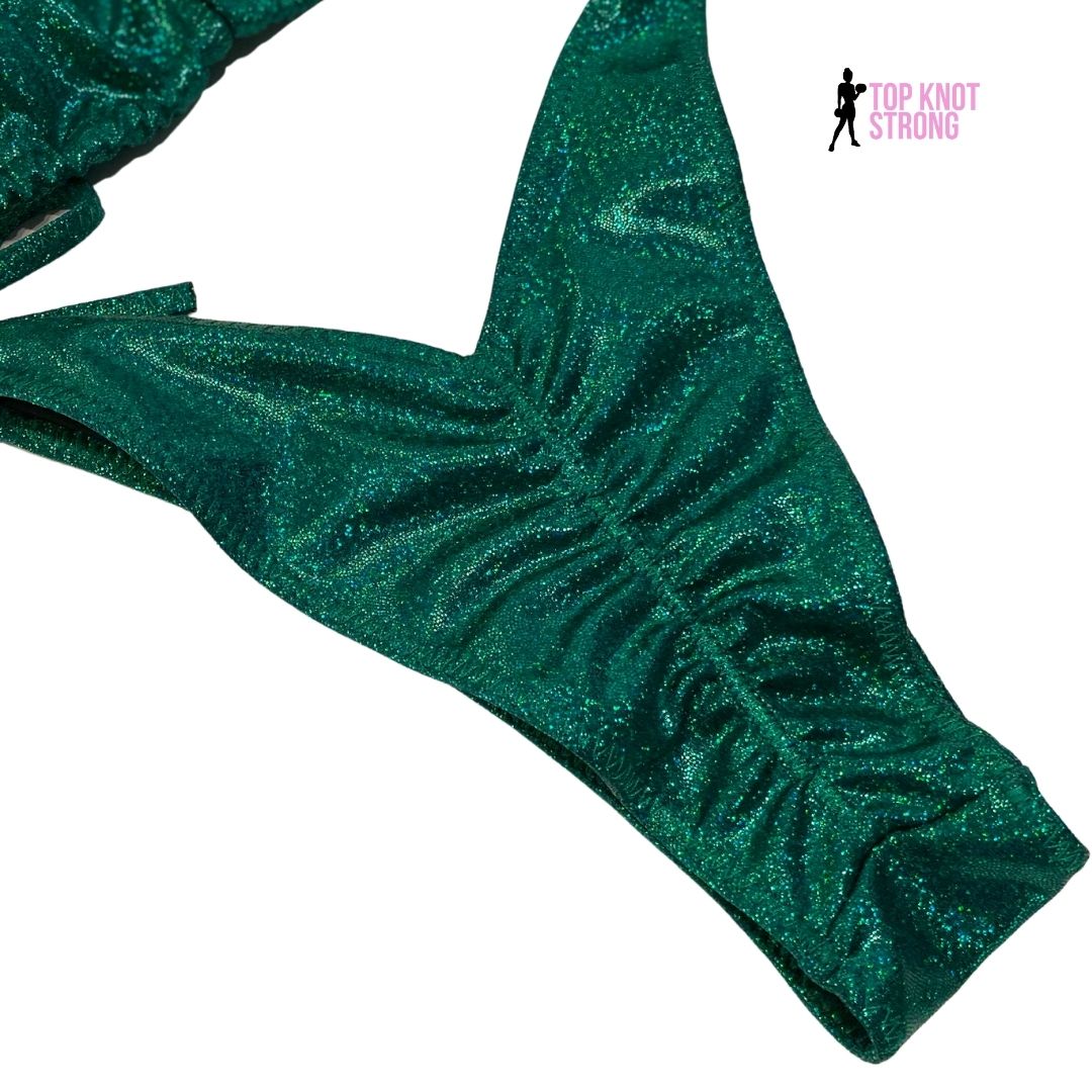 Emerald Green Wellness Practice Posing Suit