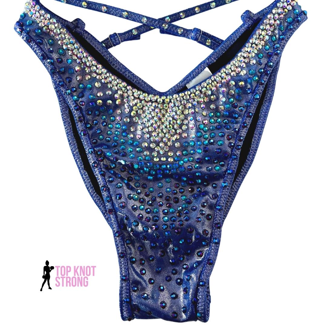 Ice Queen Lavender Purple Figure Physique Crystal Competition Suit