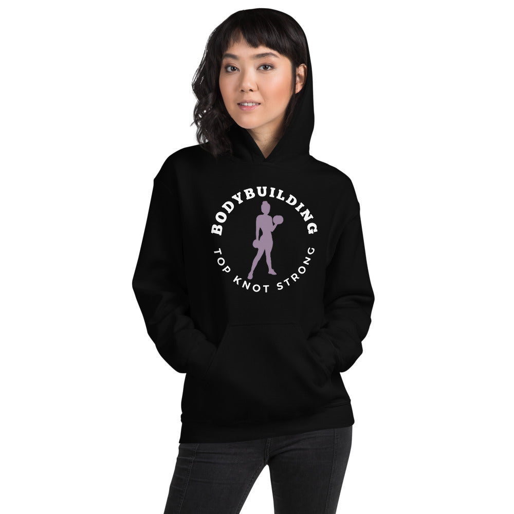 Bodybuilding Top Knot Strong Unisex Hoodie