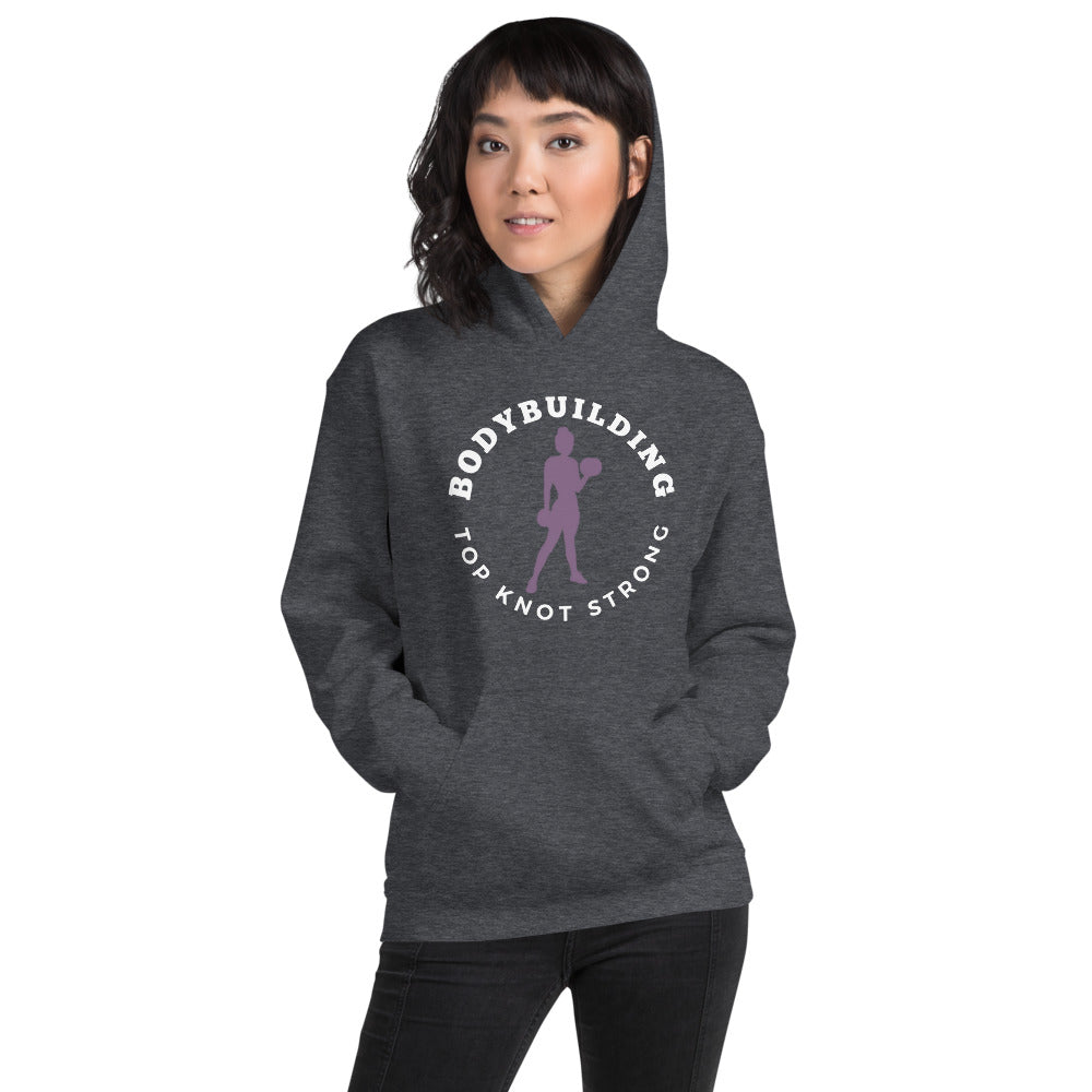 Bodybuilding Top Knot Strong Unisex Hoodie