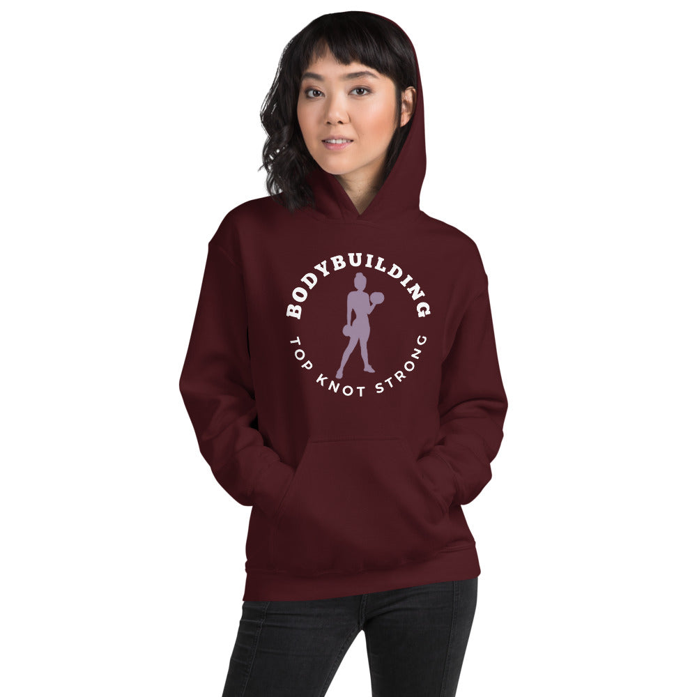 Bodybuilding Top Knot Strong Unisex Hoodie