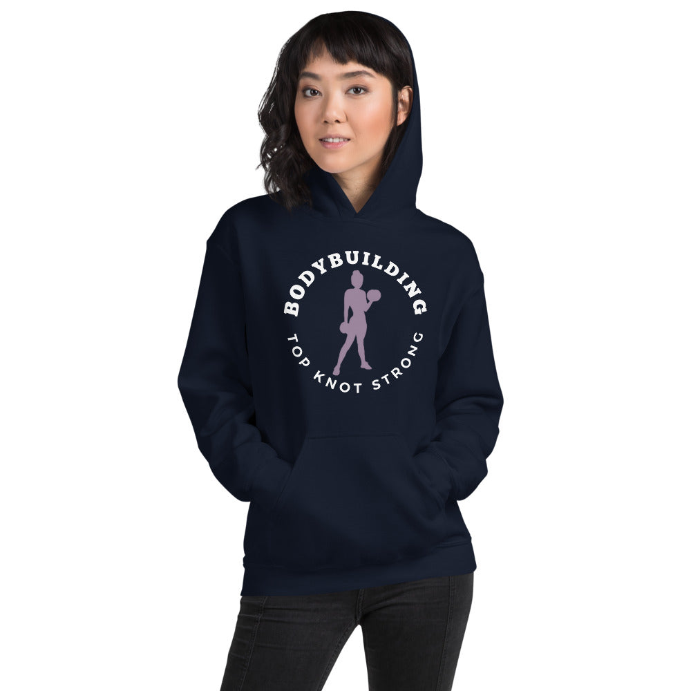 Bodybuilding Top Knot Strong Unisex Hoodie