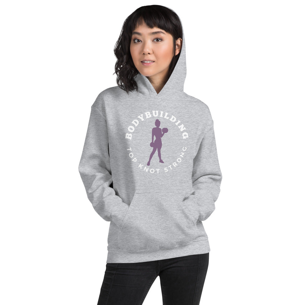 Bodybuilding Top Knot Strong Unisex Hoodie