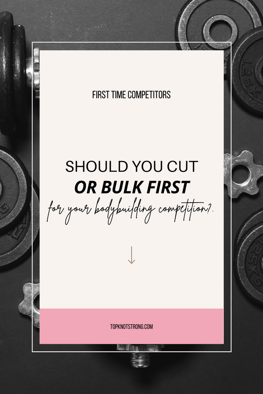 Should you cut or bulk first?