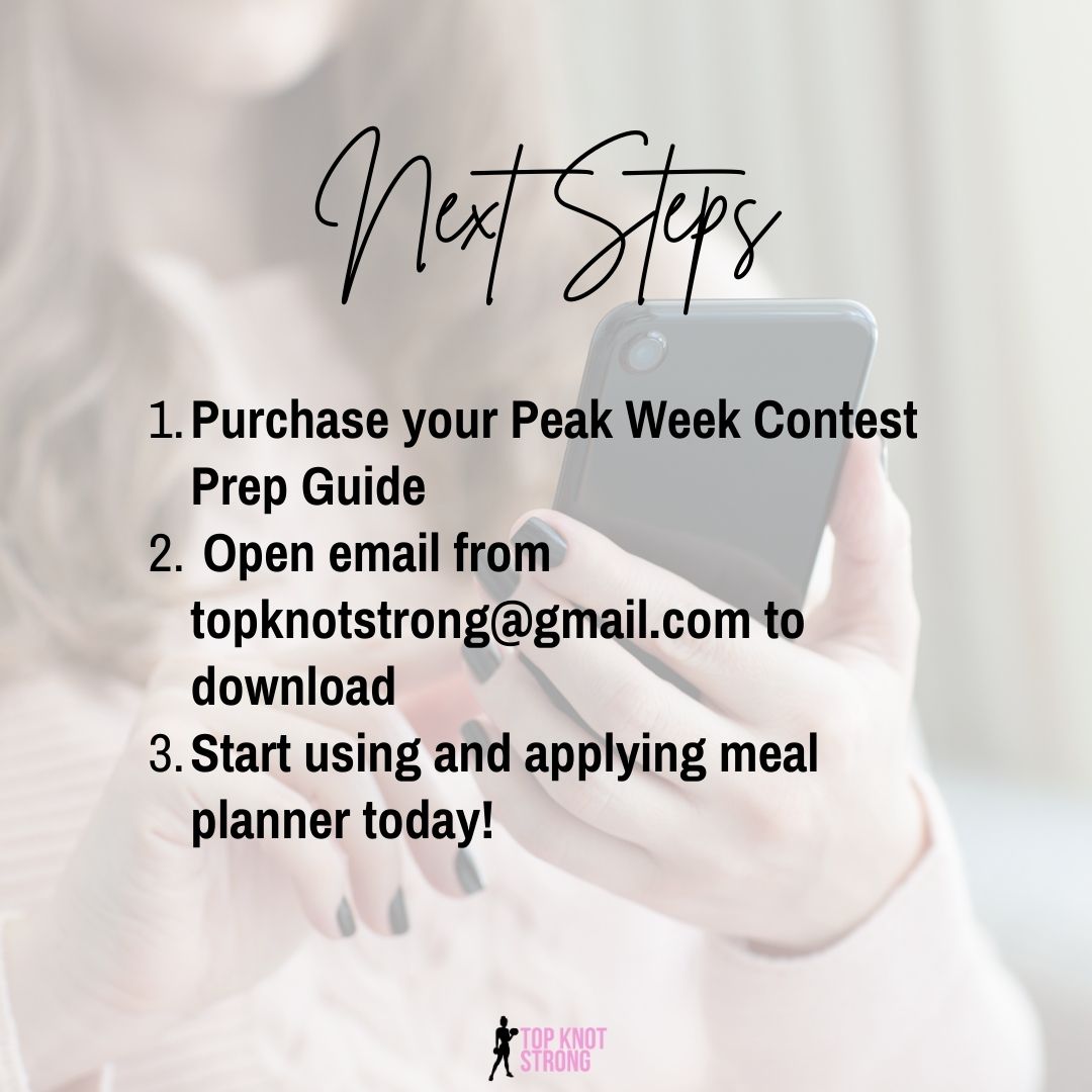How to get Peak Week Contest Prep Guide