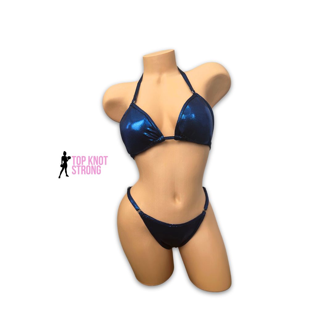 Royal Blue Fit Model Bikini Competition Suit
