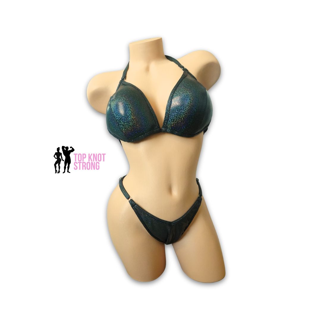 Black Holo Figure Physique Posing Practice Suit