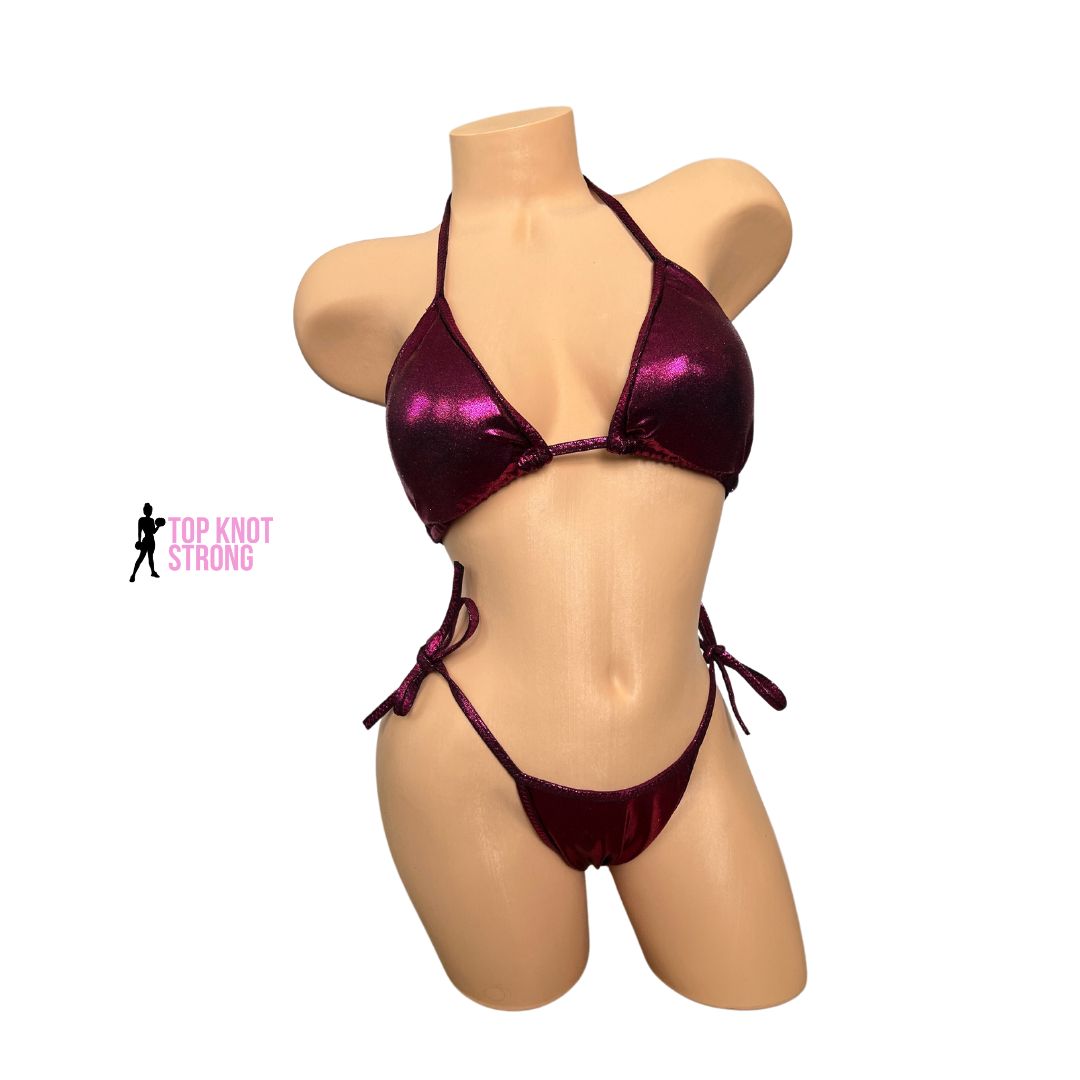 Magenta Bikini Posing Practice Suit