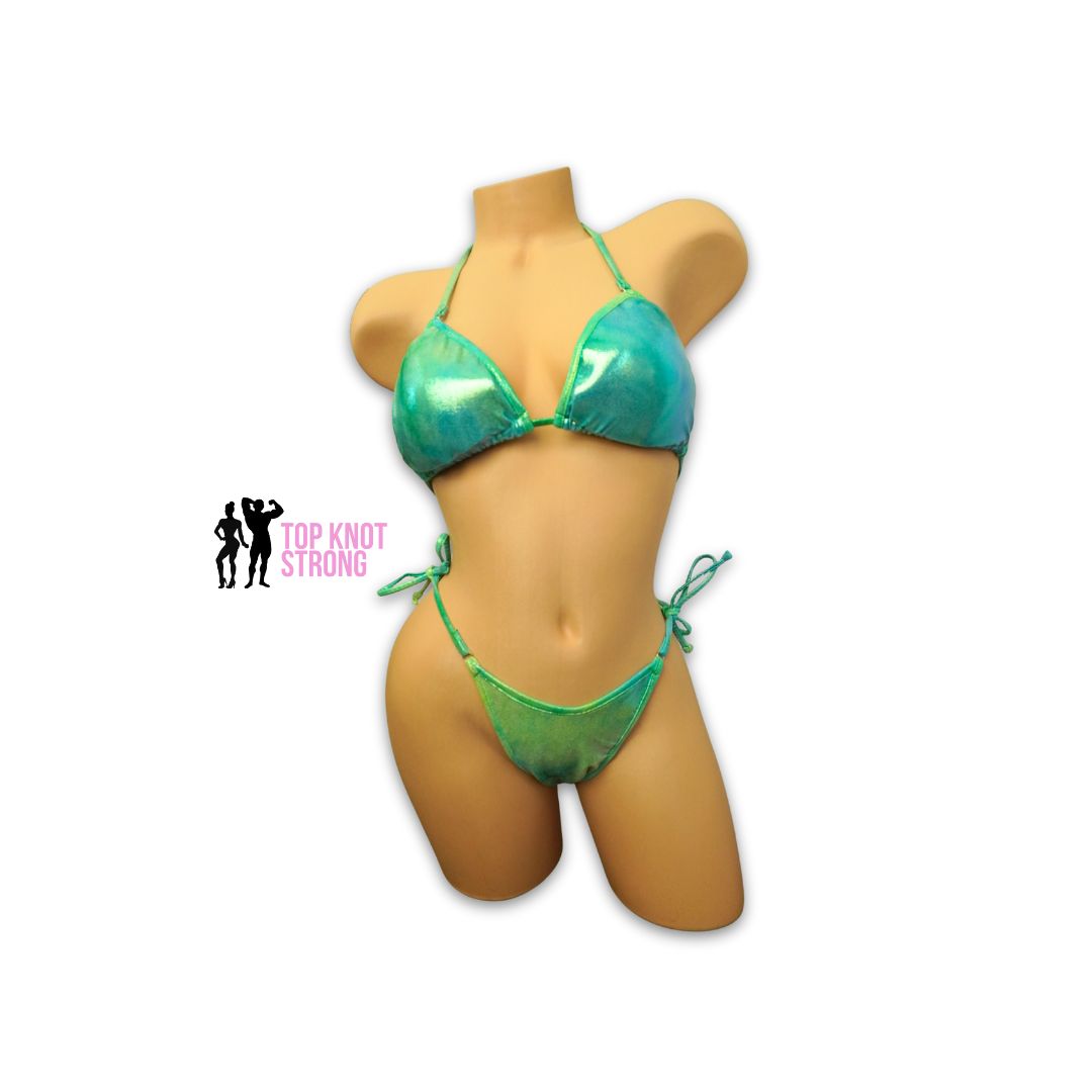 Seafoam Green Wellness Posing Practice Suit