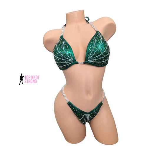 Mera Emerald Green Wellness Competition Suit