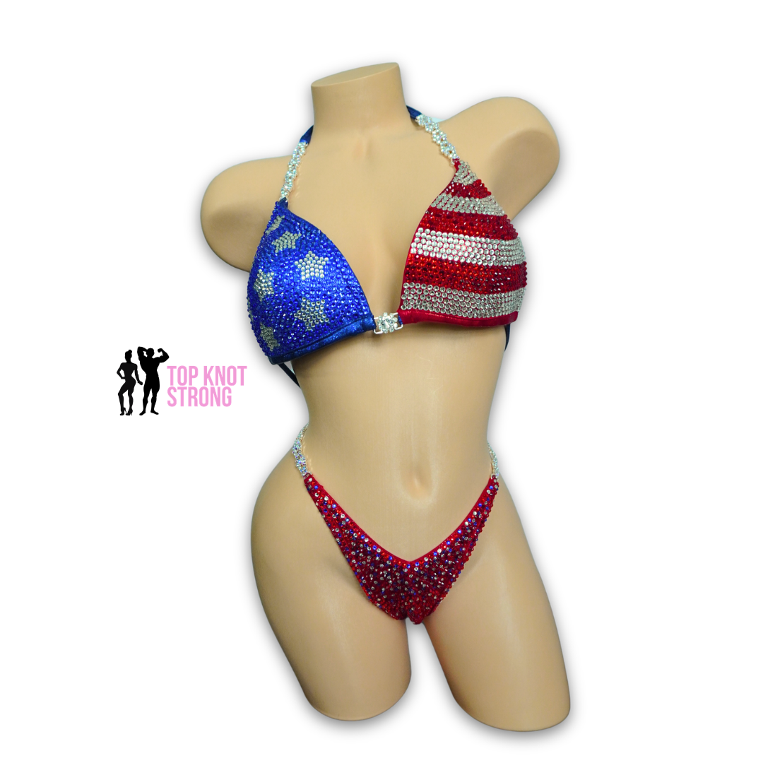 Liberty-Kini Figure Physique Bodybuilding Competition Suit