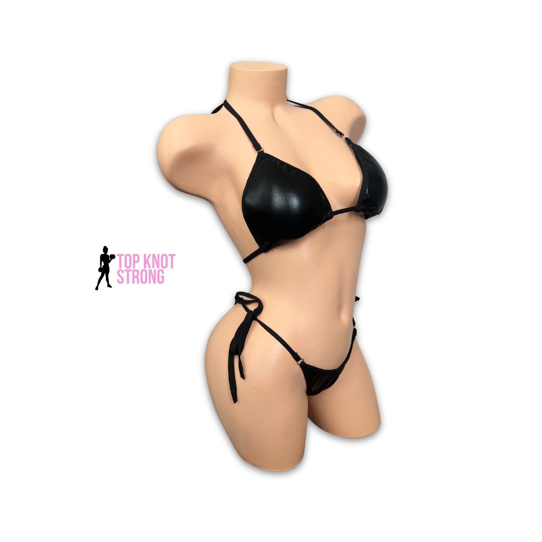 Wet Black Wellness Posing Practice Suit