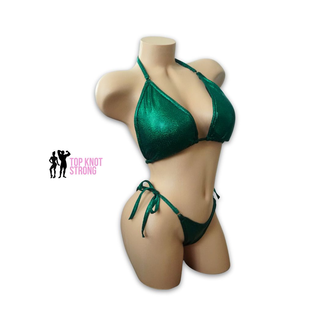 RTS: Emerald Green Wellness Practice Posing Suit