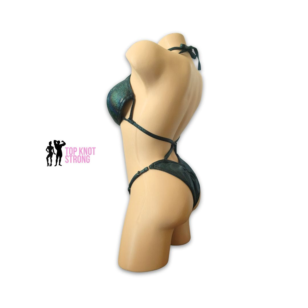 Black Holo Figure Physique Posing Practice Suit