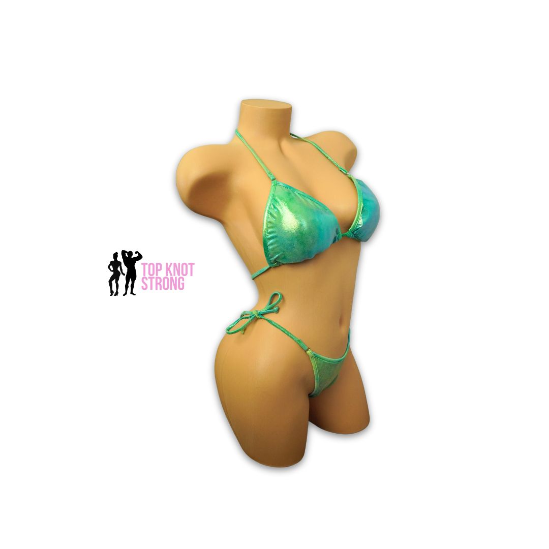 Seafoam Green Wellness Posing Practice Suit