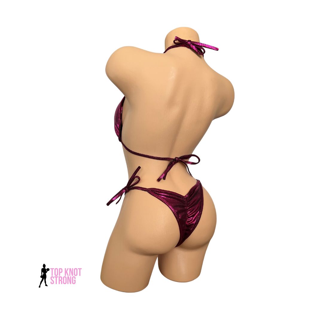 Magenta Bikini Posing Practice Suit