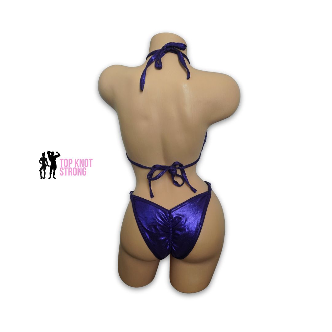Eggplant Purple Fit Model Bikini Competition Suit