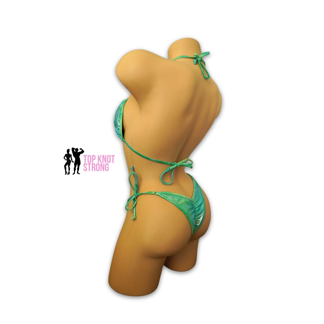 Seafoam Green Wellness Posing Practice Suit
