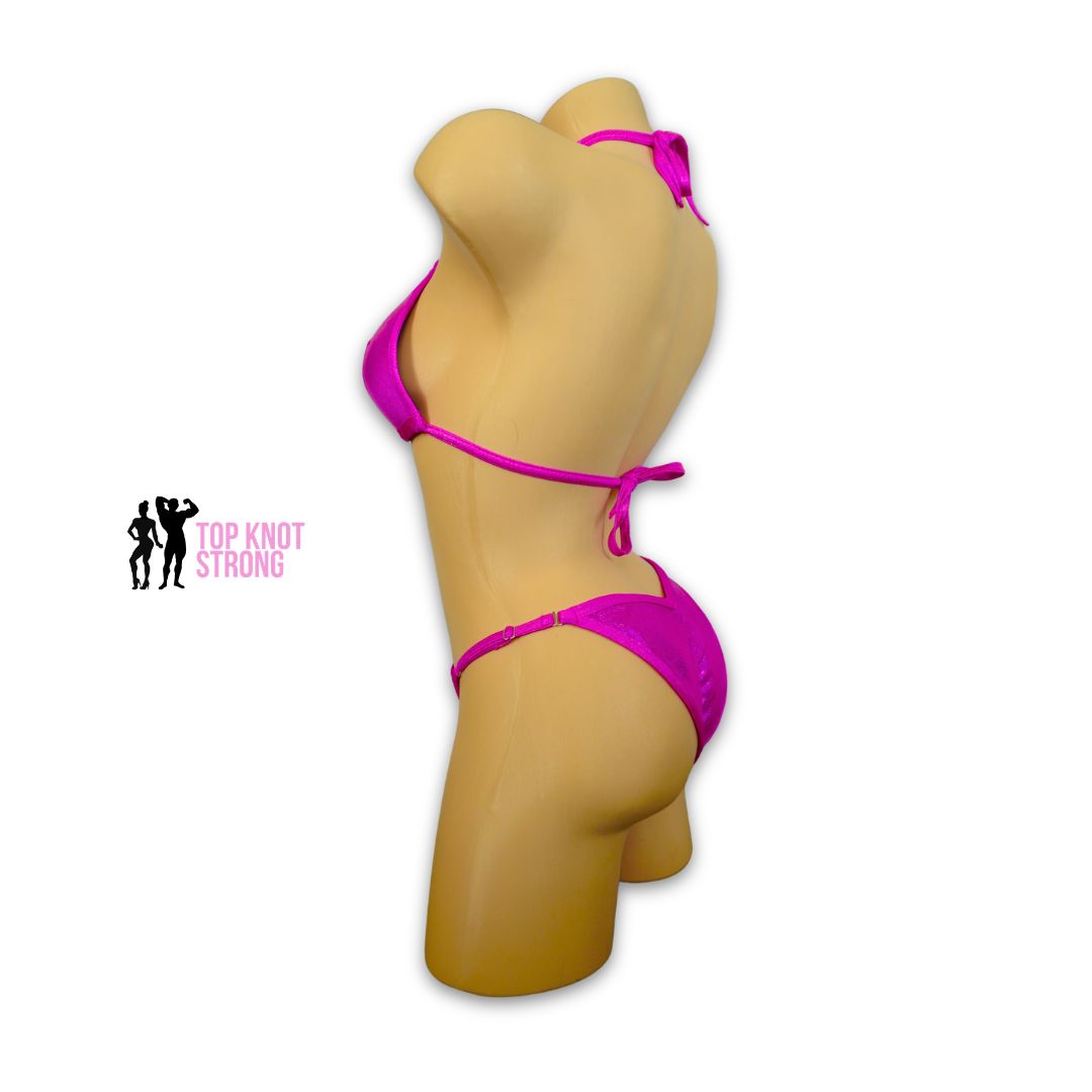 RTS: Malibu Pink Fit Model Bikini Competition Suit